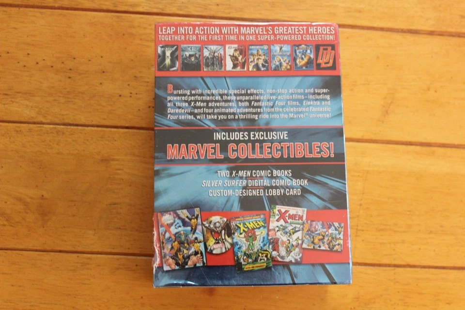 MARVEL HEROES DVD 8 MOVIE BOX SET [NEW SEALED] X-MEN, ELEKTRA ++ SCARCE HTF (F2) Foto 4 de 4