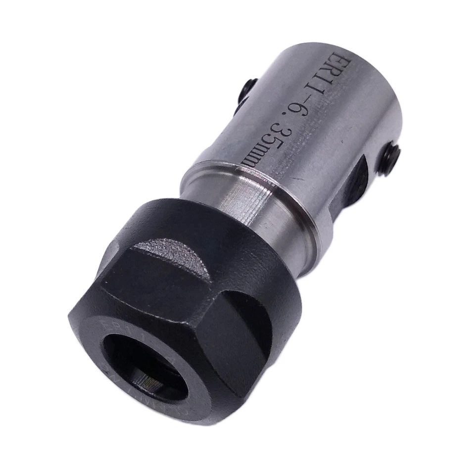 ER11-A 1/4'' 6.35mm Collet Chuck Holder Motor Shaft Extension Rod - Image 2 of 2