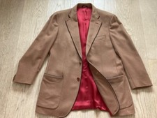 TURIST men beige wool  cashmere sport coat blazer jacket IT 50 Made in Italy