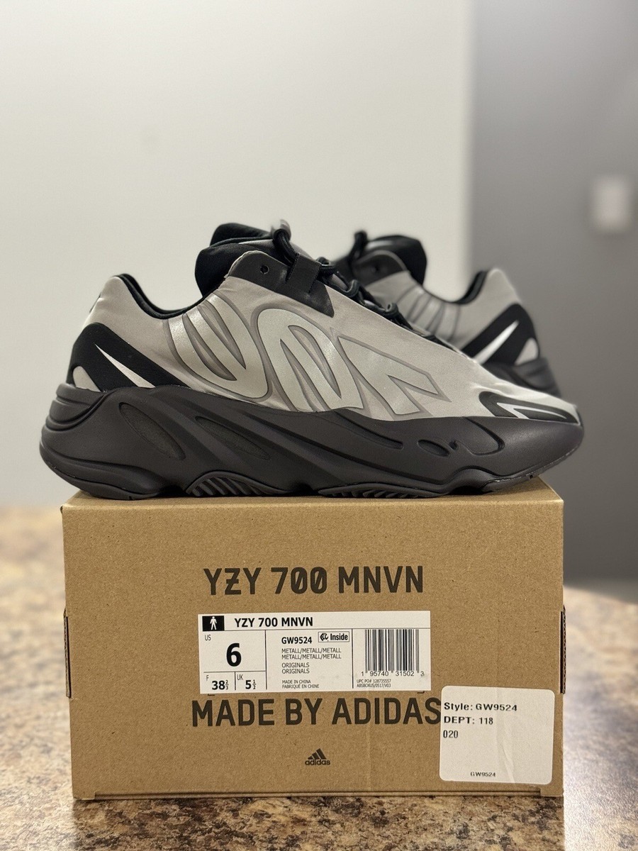Adidas Yeezy Boost 700 MNVN Metallic GW9524 Size Men's