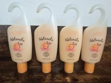 4 AVON Naturals Refreshing  -  Peach  Shower Gel  Old Stock 2003. Sealed.