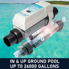26,400 Gal Pool Salt Water Chlorine Generator for Above Ground Inground Pools