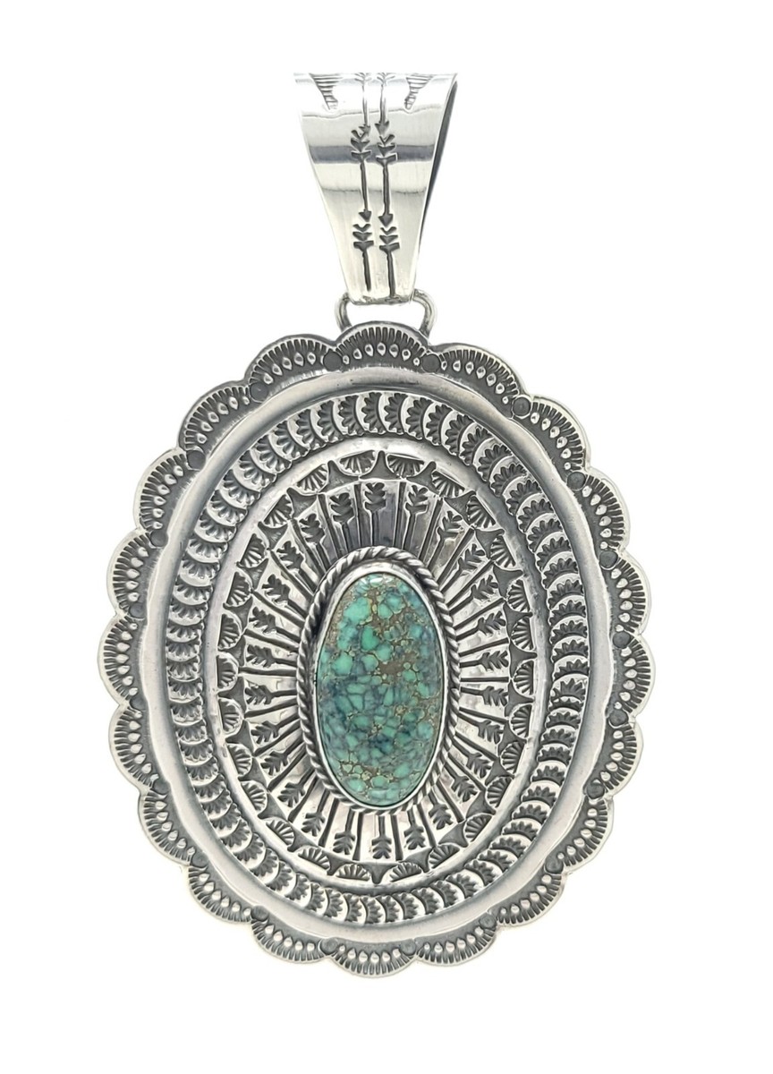 ネックレス・ペンダント Vintage Sunshine Reeves Pendant Sunshine Reeves Turquoise Pendant – Lazy A Outpost