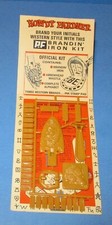 vtg 1950s HOWDY PARDNER BRANDIN IRON KIT P F FLYERS B F GOODRICH WESTERN INDIAN