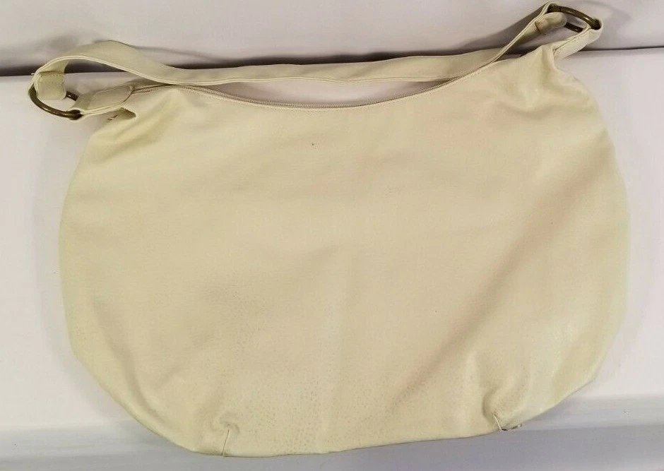 BOLSO/TOTE GRANDE "BONGO", IMPRESIONANTE BEIGE CHAMPAGNE, 14" Cierre con cremallera - NUEVO    Foto 3 de 4