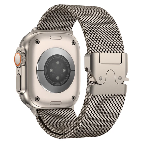 Titanium Milanese Loop Watch Band Strap For Apple Watch 10 Ultra 2 49mm 46mm 45m - Picture 1 of 14