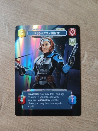 Star Wars Unlimited, Bo-Katan Kryze Showcase Leader Nr. 274 NM