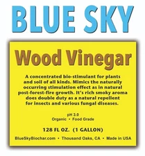 Blue Sky Wood Vinegar 1 gallon