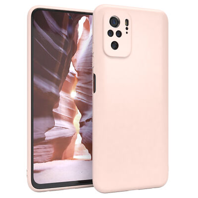 Für Xiaomi Redmi Note 10 / 10S Schutzhülle TPU Backcover Tasche Slim Matt Rosa