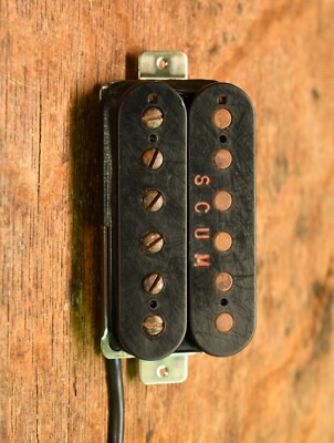 Scumbucker Riggs Signature Humbucker By Arcane Inc. Wartorn Black