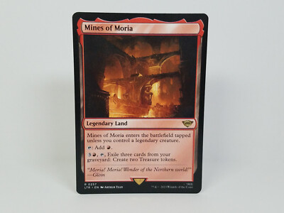 MTG: Universes Beyond: LTR: (0257) Mines of Moria (R) - Rare, Un-Played