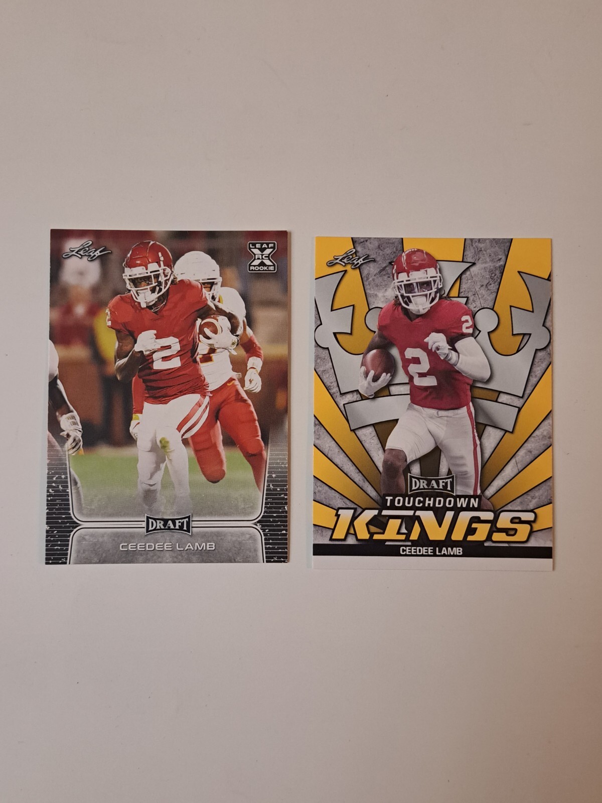 2020 Ceedee Lamb ROOKIE Base Touchdown Kings Gold Cowboys RC