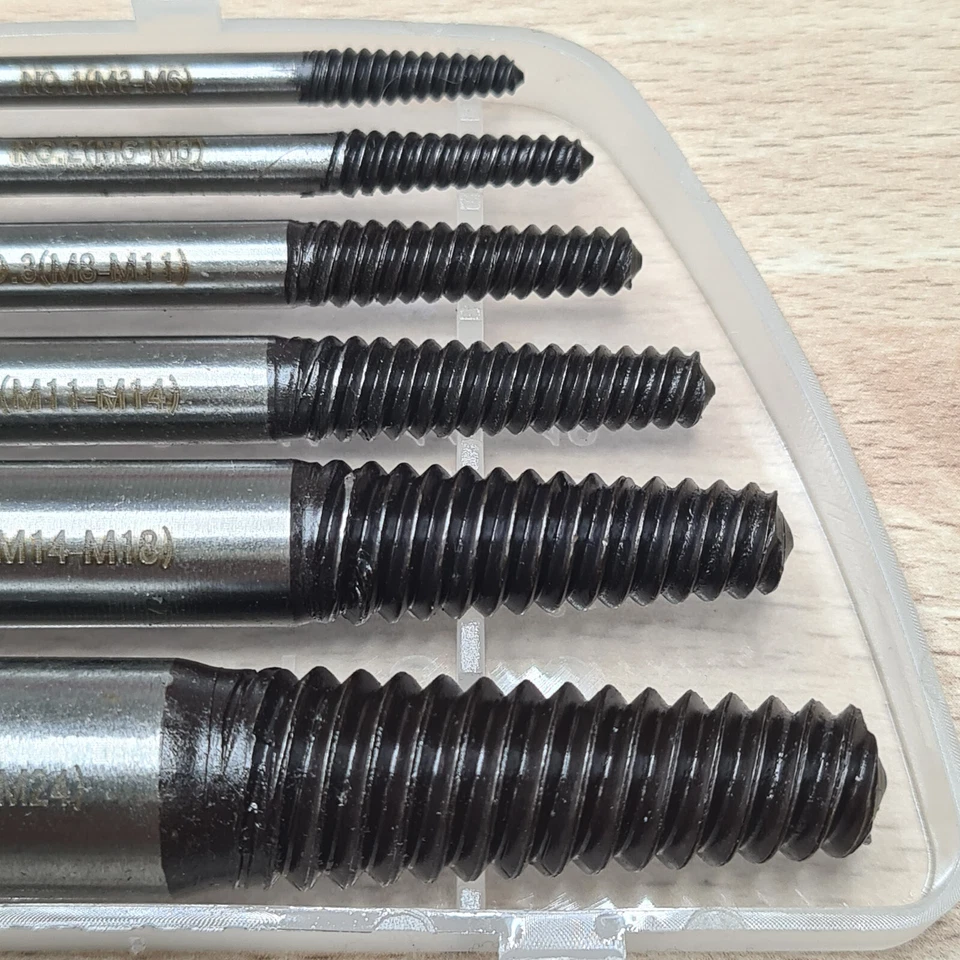 DNI-WERKZEUGE Schraubenausdreher Schraubenentferner Linksausdreher Ausdreher ab M3