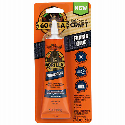Gorilla Waterproof Fabric Glue 2.5 