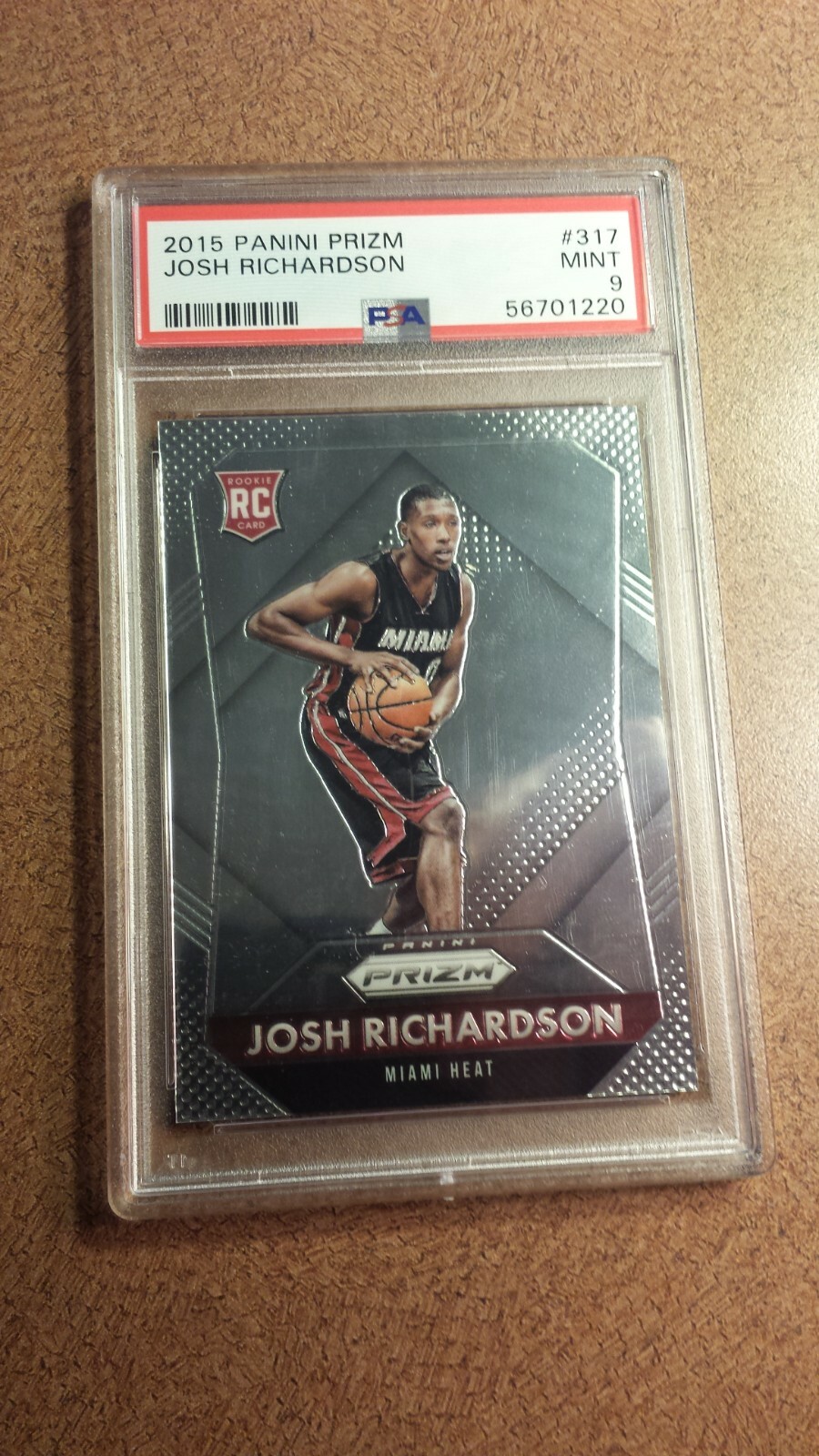 JOSH RICHARDSON 2015/16 PRIZM PSA 9 ROOKIE CARD 317.