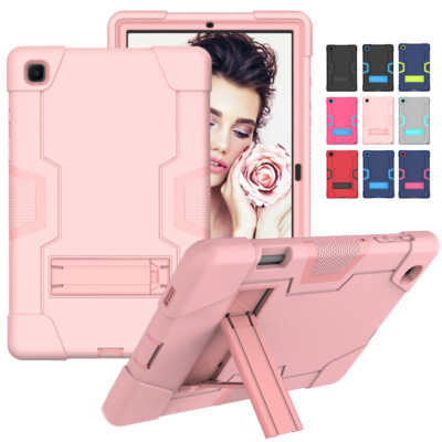 For Samsung Galaxy Tab A7 10.4''2020 (T500/T505) Rugged Silicone+PC Case w/Stand