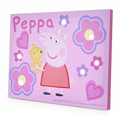 Peppa Pig LED Canvas Wall Art 115 x 1575quot