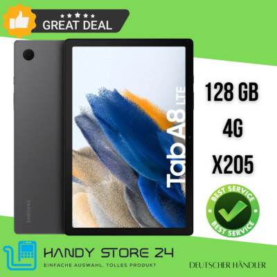 Samsung Galaxy Tab A8 X205 128 GB 4G schwarz Top Zustand Ohne Simlock
