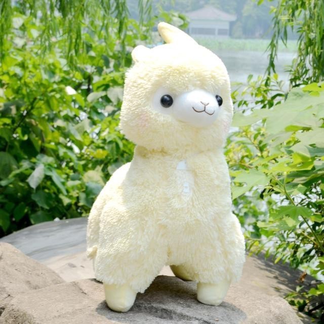 fluffy alpaca plush