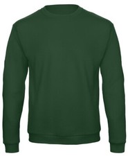Image of B&C Collection BA409 ID.202 50/50 sweatshirt Blank Plain Jumper Bottle green L