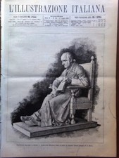 L'Illustrazione Italiana 27 Luglio 1884 Vela Carlo Alberto Armeria Madrid Genova