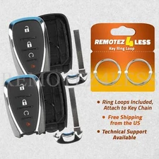 2 For 2017 2018 Chevrolet Bolt Replacement Remote Shell Case Pad Remote Start