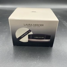 Laura Mercier JUMBO Translucent Loose Setting Powder Velour Puff Set 1.7 oz