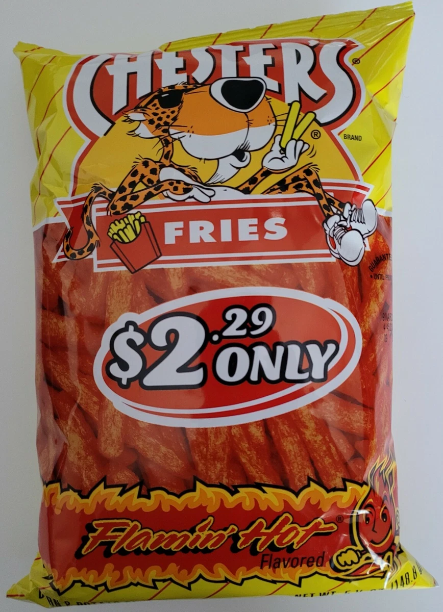 NEW CHESTER'S FLAMIN' HOT FRIES SNACK 5.25 Oz Bag