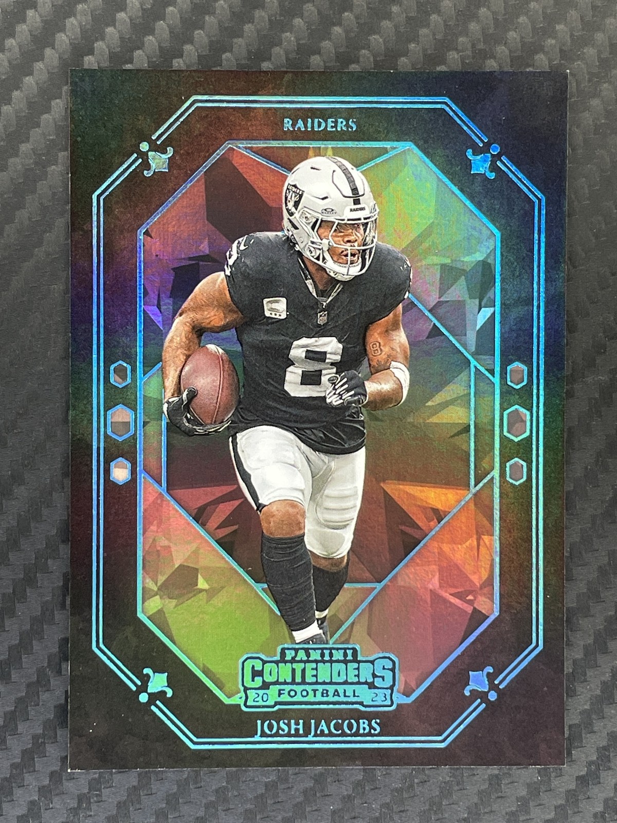 2023 Contenders Josh Jacobs Crown Jewels Raiders FJ5BA