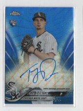 2018 Topps Chrome Rookie Autograph Blue Refractor Tyler Danish #/150 WHITE SOX