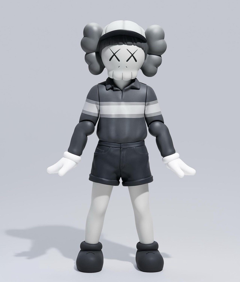 kaws チョルス Chul-Su Figure Coloured イカゲーム KAWS CHUL-SU Figure Grey Squid Game | eBay
