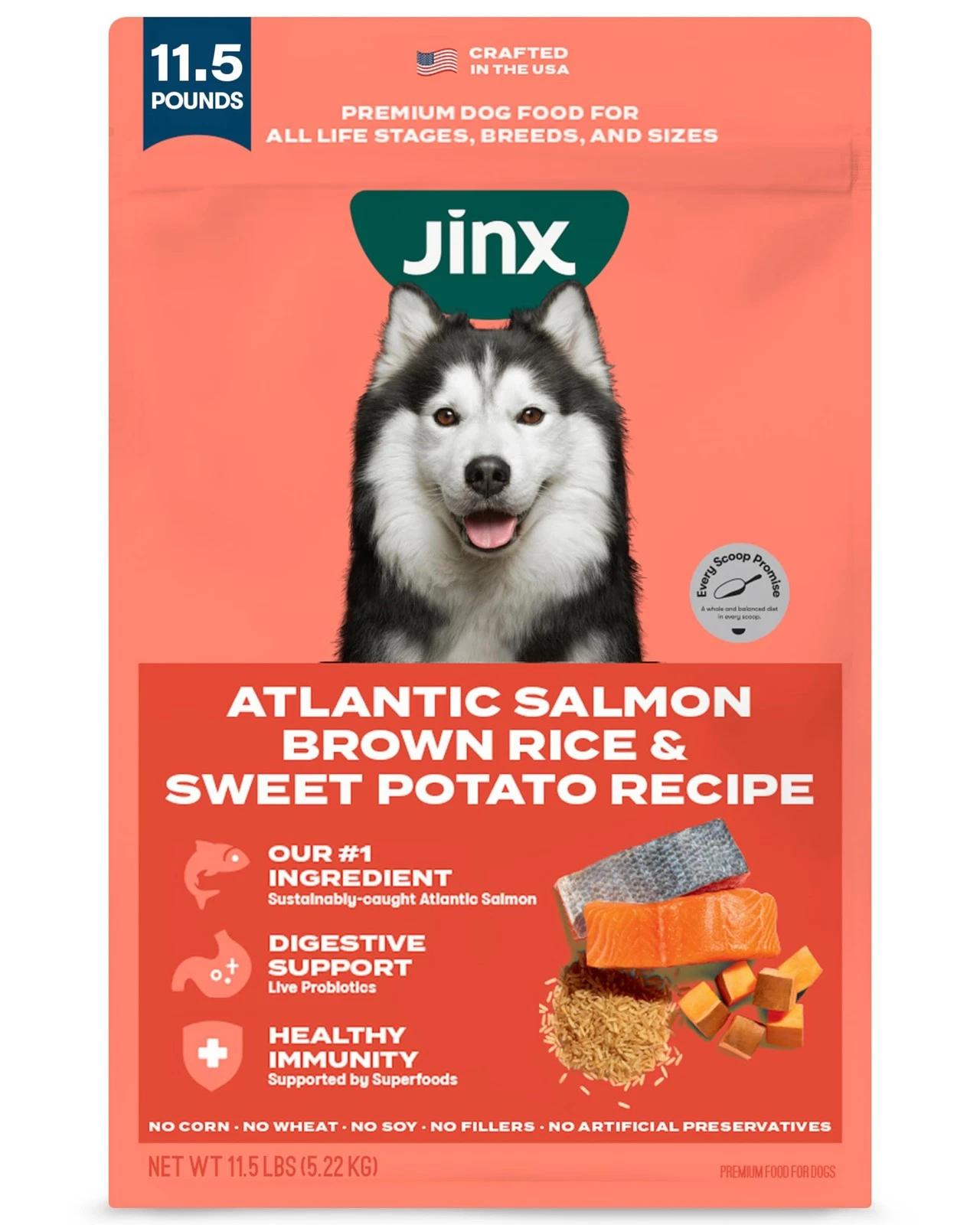 Jinx Premium Dry Dog Food, for All Lifestages - Real 11.5 Pound (Pack of 1)