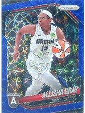 2025 Panini Prizm WNBA ALLISHA GRAY #16 BLUE VELOCITY PRIZM DREAM