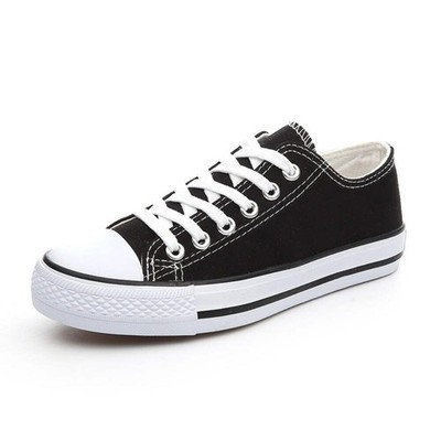 Spring New Korean Style Couple Candy Color Canvas Shoes Male Student Lace Up Cas