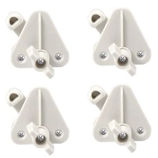 NQEUEPN Pontoon Gate Latch Replacement Kit, 4pcs Pontoon Gate Latch Fits 1-1....