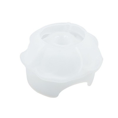 DIY Crystal Drop Glue Epoxy Resin Rose Rings Holder Storage Silicone Mold Tool e