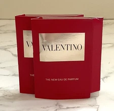2x Valentino Voce Viva The New Eau de Parfum EDP Sample Spray .04oz 1.2ml Each