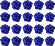 2.2Cm Mini Satin Ribbon Roses Boutique Flowers Applique Sewing Craft Ribbon Bows