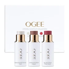Ogee Face Stick Crystal Collection Trio - Contour Stick Makeup Collection 