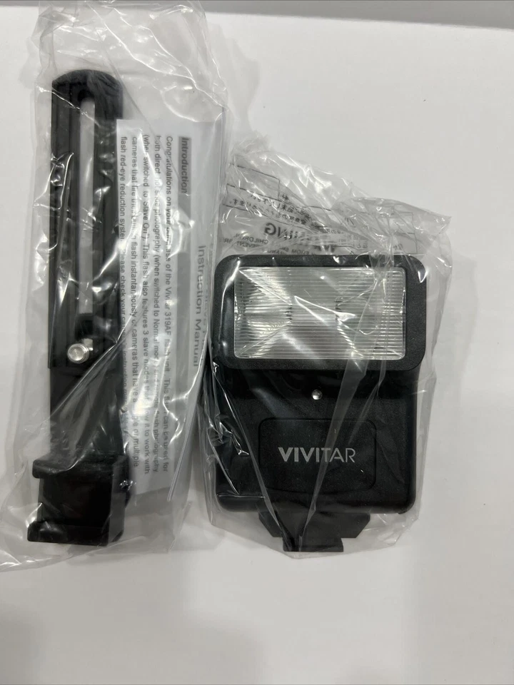 Vivitar Digital Concepts Slave Flash With Bracket For Digital/SLR/DSLR Camera - Image 3 of 3