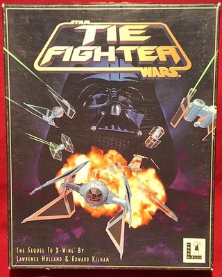 1994 Star Wars Tie Fighter Big Box PC 3.5  Disk Tested! Complete Lucas Arts