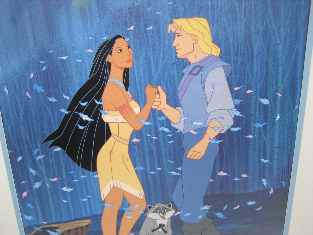 Disney Pocahontas Vintage 1995 Commemorative Lithograph 11 X 14 | eBay