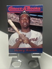 1990 CMC Collect-A-Books - #22 Henry Hank Aaron Braves y18