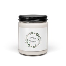 Scented soy candle
