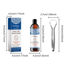 Brighten Teeth Mouthwash Set Deep Clean Mouth Freshen Mouth Remove Odor Tongue C