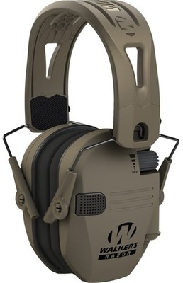 Walkers Razor Tacti-Grip Series Electronic Ear Muffs, 23 dB NRR: GWP-RSEMRH-MFDE