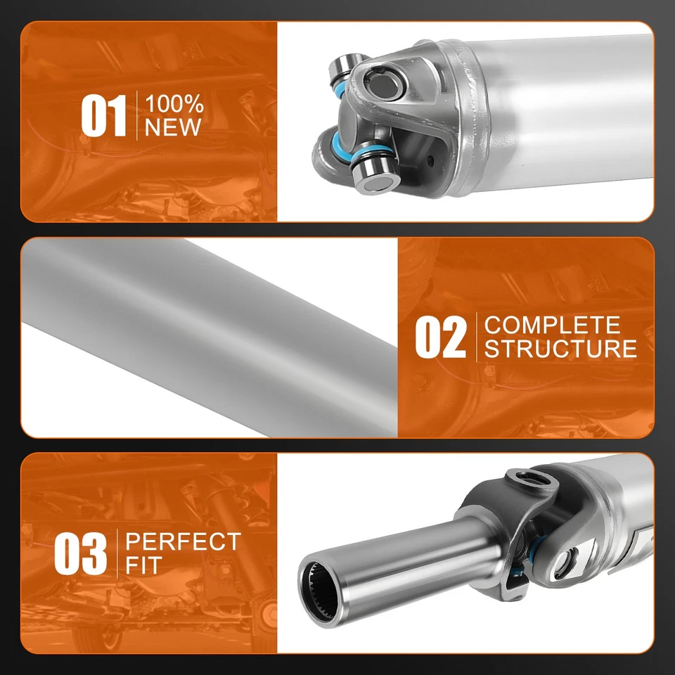 Rear Driveshaft Assembly for 1990-1999 GMC K1500 1989-1991 Chevrolet K1500 4WD Foto 2 de 4