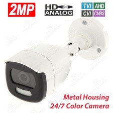 1080P 2MP CCTV HD Analog 24/7 Color Outdoor Camera 3.6mm Lens TVI/AHD/CVI/NTSC 