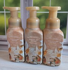 bath and body works garden tea cookie foaming hand soap set of 3