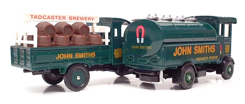 Corgi 1/50 Scale 97742 - AEC Tanker & Thornycroft Beer Truck - John Smith - Image 2 of 4